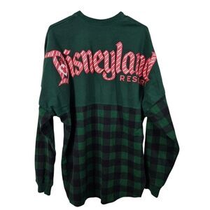 Disneyland Spirit Shirt Size XL Christmas Green